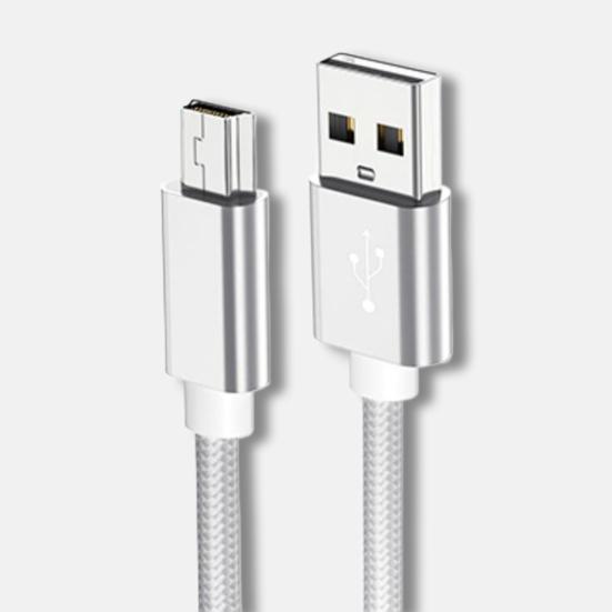 Cable Compatible Charging Braided Stable High-speed Transfer Shielding Output Anti-winding Widely Wire Mini USB