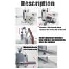 330x20MM DIY Belt Sander Machine Mini Sanding Grinding Sharpening With 7-speed Speed Control Power Supply