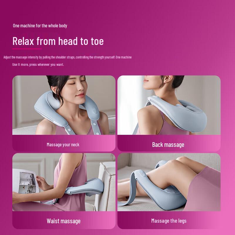 Philips 3D Kneading Neck and Shoulder Massager with Heat CN plug (adapter included)