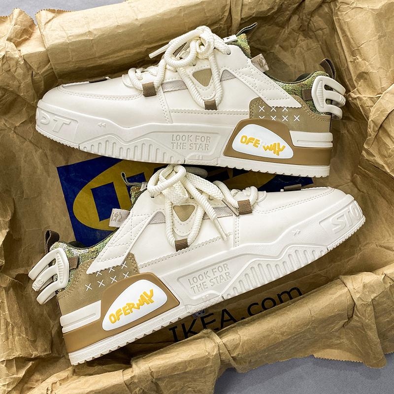Autumn new mesh breathable niche board shoes sports leisure heightening soft sole small white tide shoes
