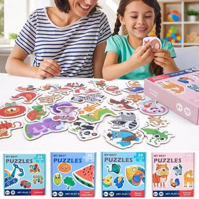 Yürümeye Başlayan Çocuk Bulmacaları Okyanus Hayvanları Bulmaca Seti Eğitici Öğrenme Oyunu Seti Bebek Tanıma Eğitimi Oyuncağı Yürümeye Başlayan Çocuklar İçin En İyi Hediye