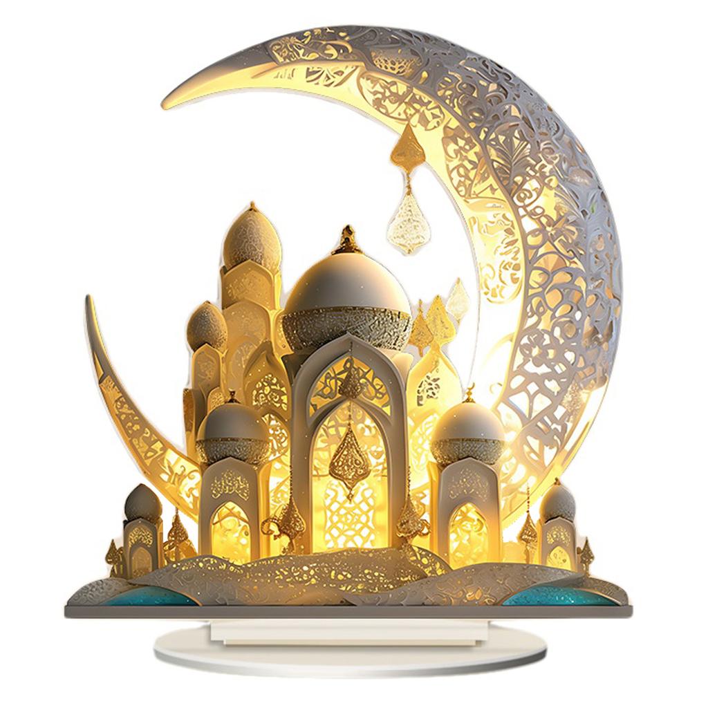 Double-layer Ramadan Table Decor Designed For Daily And Beauty These Elegant Dining Table