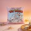 Stylish PPinky and the Brainful Cushion Cover Comfortable Durable Pillow Cover MultiScene for Home Office Car Sofa