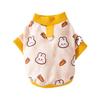 Autumn and Winter Dog Cartoon Cute Bunny German Velvet Home Clothes Medium and Small Dog Cat Bottoming Shirt Pet Clothes