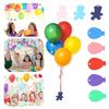 10pcs New Plastic Balloon Weights Bright Color Colorful Balloon Hanging Anti-floating Reusable Balloon Fixed Pendant Balloon