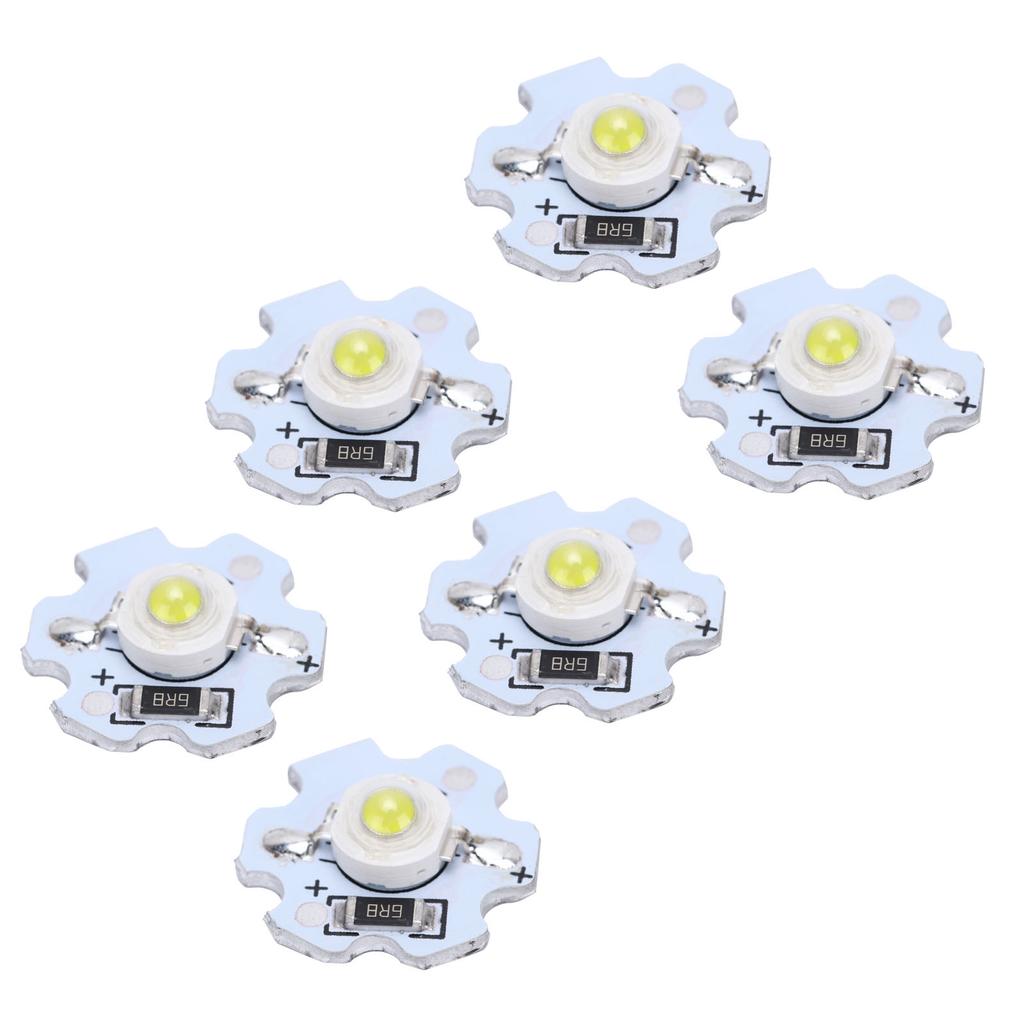 25Pcs 5V LED Chips 200LM 1W High Power LED Lamp Beads for DIY Lighting FixturesCold White 10000K