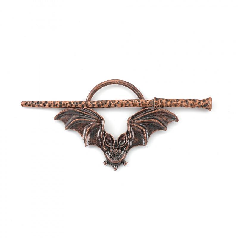 Viking-Inspired Retro Bat Hairpin - Trendy Norwegian Style Party Accessory