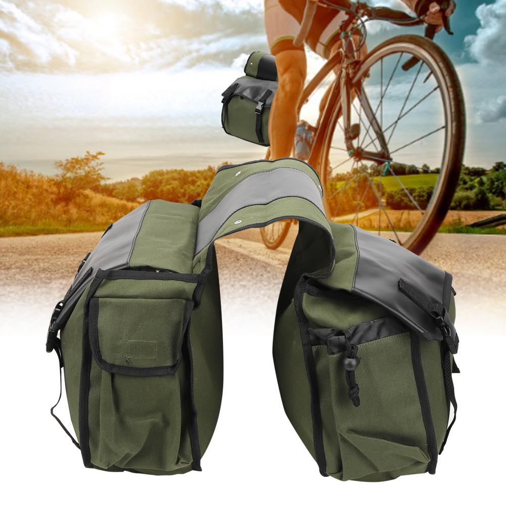 Fahrrad Hinterradtasche Pack Mountainbike Gepäckträger Gepäck Aufbewahrungsorganisator FahrradzubehörMilitär