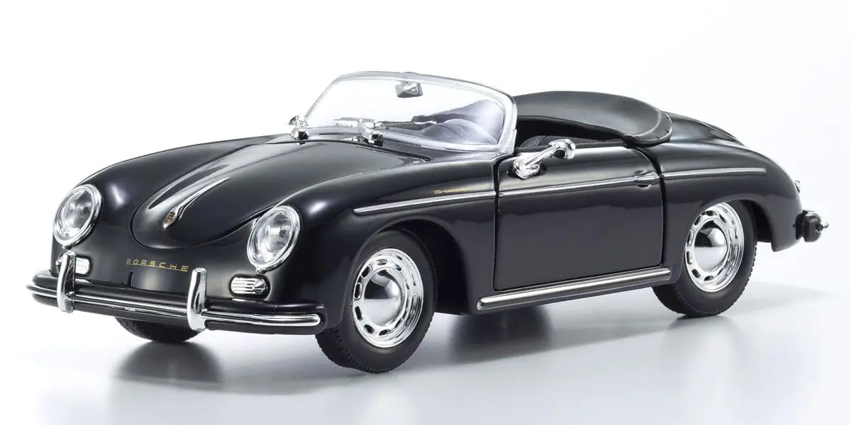 

Kyosho WELLY Масштаб 1/24 Porsche 356A Speedster Кабриолет Черный Готовое изделие WE24106BK