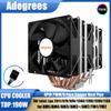 6 Heat Pipe CPU Air-Cooled Cooler 4Pin PWM PC Radiator Fan for Intel LGA 1366 1700 1200 1150 1151 1155 2011 X79 X99 AM3 AM4 AM5