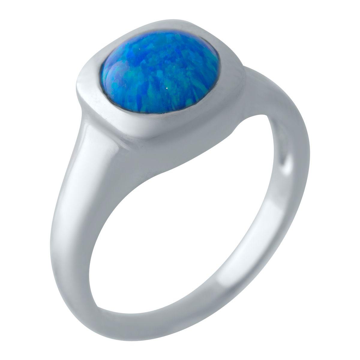 

Срібна каблучка з опалом 0.764ct (2028833) 3.53 гр. 925 проби 17.5