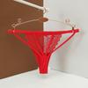 Bow Sheer Lace Thong Stretchy Strappy Romantic Panties Floral Embroidery Briefs  Ladies Girls