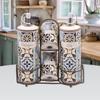 Ceramiczny Zestaw Do Przypraw 5-ele MAESTRO Holiday In Porto MR-20005-04S