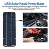 12V Solar Panel Kit IP65 Waterproof High-Efficiency Car Battery Solar Trickle Charger Solar Powered Charger for RVs Tractors