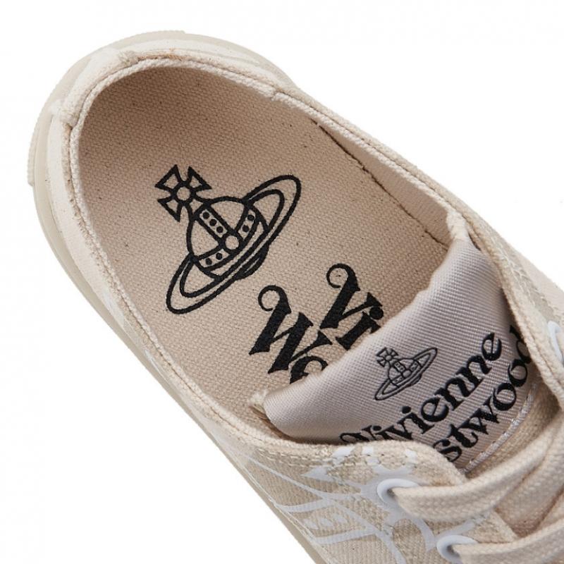 Vivienne Westwood Women Orb Print Canvas Sneakers 75020005w W00jw P203