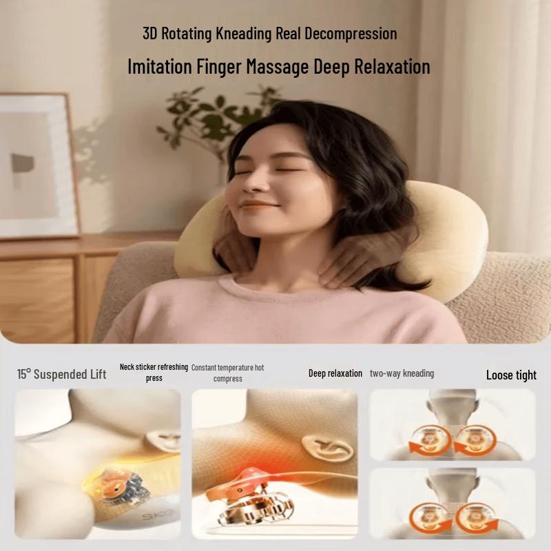 SKG Smart Neck and Shoulder Massage Pillow CN plug (adapter included)