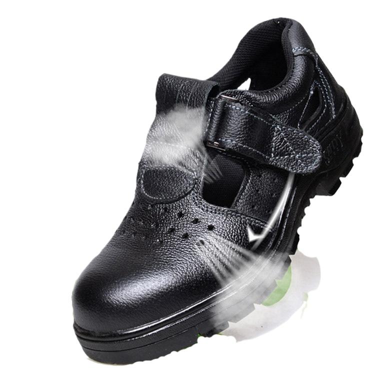 Labor Insurance Shoes In Summer, Breathable Work Shoes, Anti-smashing and Anti-piercing Protective Shoes, Hollow Summer Sandals