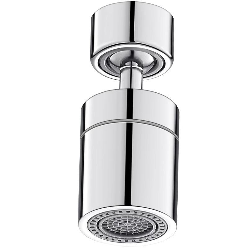 Universal Rotatable Kitchen Sink Faucet with Anti-Splash, Extendable Shower Head, and Connector.