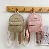 Schoolbag Fashion Textured Bag 1011 New Versatile Foreign Style Student Backpack Single Shoulder Multifunctional Women's Commuter Small Backpack