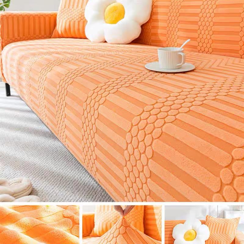 Grube nordyckie żakardowe pokrowce na sofę do salonu regulowane elastyczne pokrowce na sofy pokrowce na sofy na fotele antypoślizgowe pokrowce na kanapę