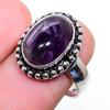 Sage Amethyst Gemstone Handmade 925 Sterling Silver Jewelry Ring Size 6