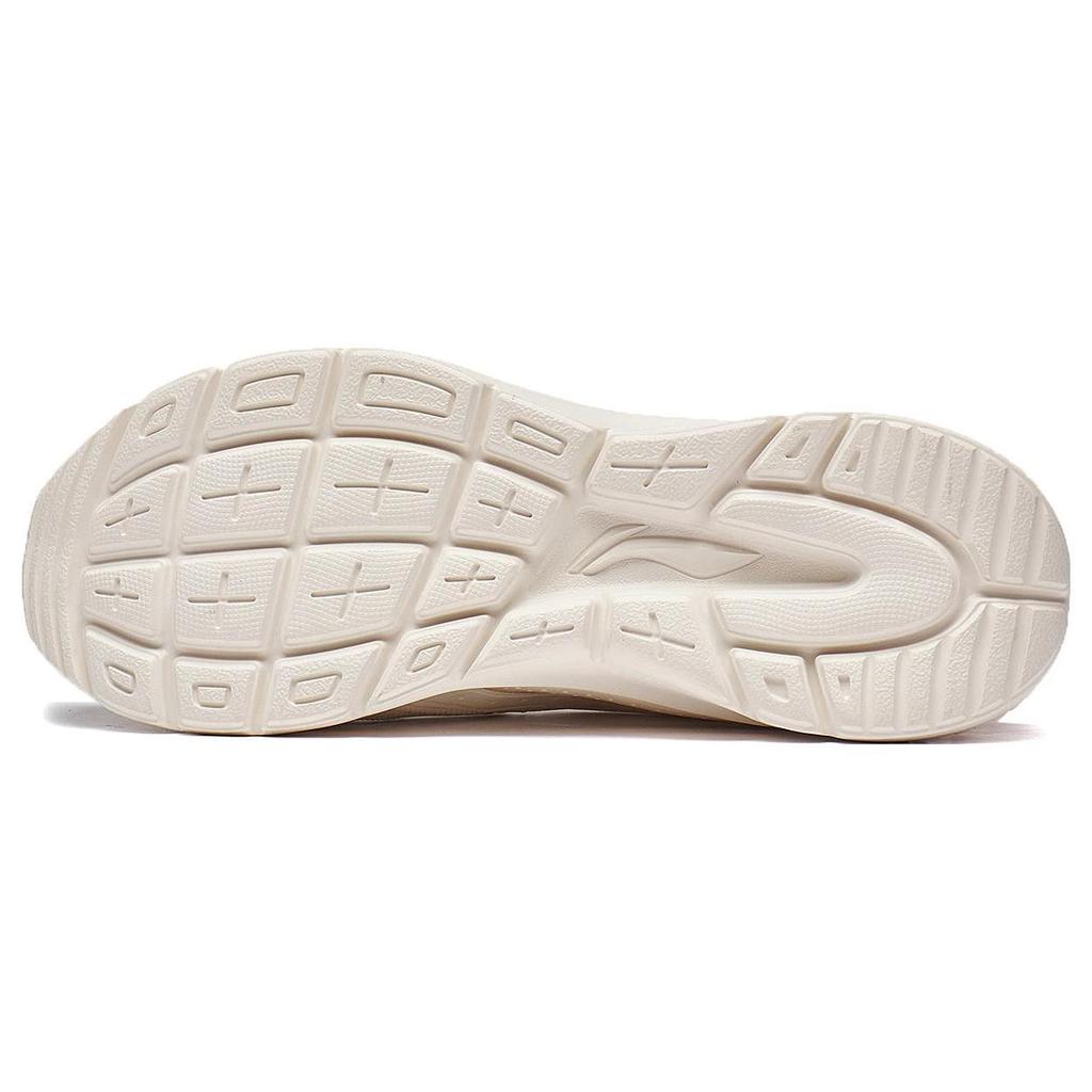 Li Ning Liuyun Abrasion Resistant Breathable Slip Resistant Low top Sports Casual Shoes Women's White Orange AGLT030-4