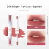 Novo Dual-Ended Lip Gloss and Lipstick for Girls, Waterproof Mirror Finish, Natural Look for Students, Dewy Plump Lips