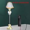 1:12 Dollhouse Retro European Style Mini LED Lamp Reading LED Table Light Lamp Wall Light Battery Powered Room Outdoor Decor Toy