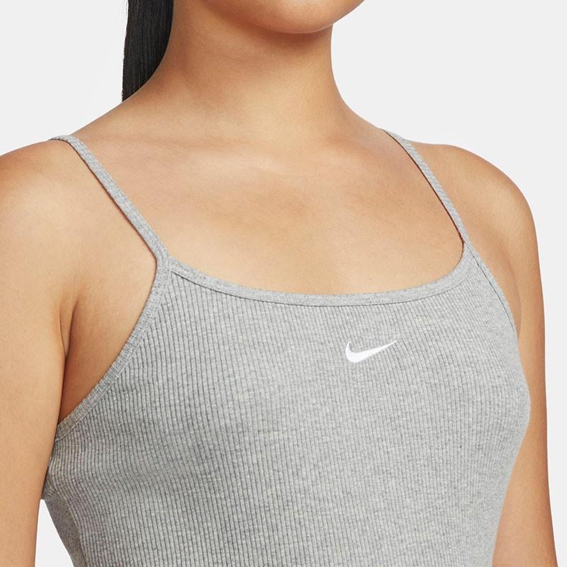 Nike Sportbekleidung American Vintage Einfarbig Lässig Sport Tankkleid Damen Kleider Grau DM6231-063