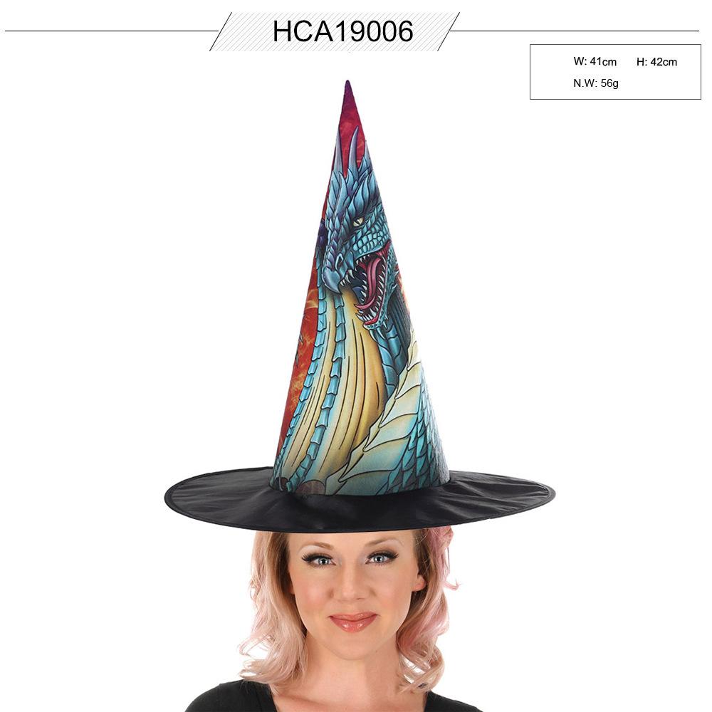 

Halloween, Green Dragon Witch Hat, Octopus Witch Hat, Witch, Cosplay, Party Dress Up, Makeup Props average size