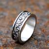 New Arrival Stainless Steel Viking Ring Spindrift Pattern Round Jewelry Vintage Fashion Gift for Men Women