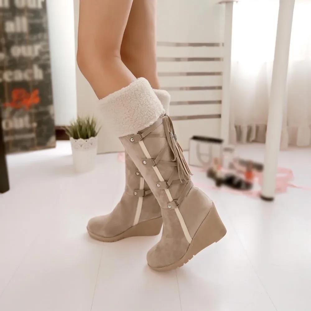 

Fashion Women s After Sanding Cute Snow Boots Women Size 11 Ladies Boot Women s Tall Winter Boots Size 6 Snow Women Big Size 35