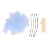 100pcs Plastic Floss Bobbins with Manual Bobbin Winder   Crafts Easy Storage Embroidery Bobbins for Needlework Sewing
