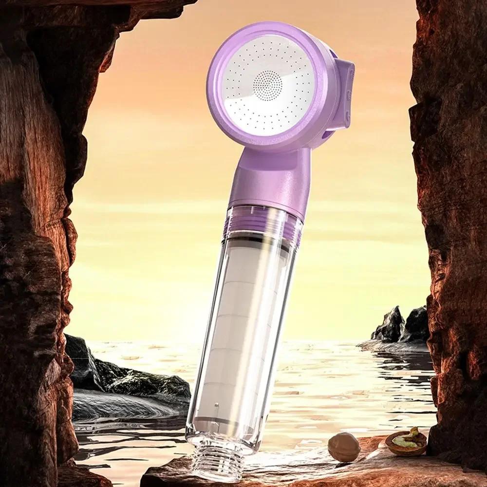 Durable Portable Travel Showerhead 3 Modes Clean Mini Head Detachable Filter Shower Head Shower Head Universal