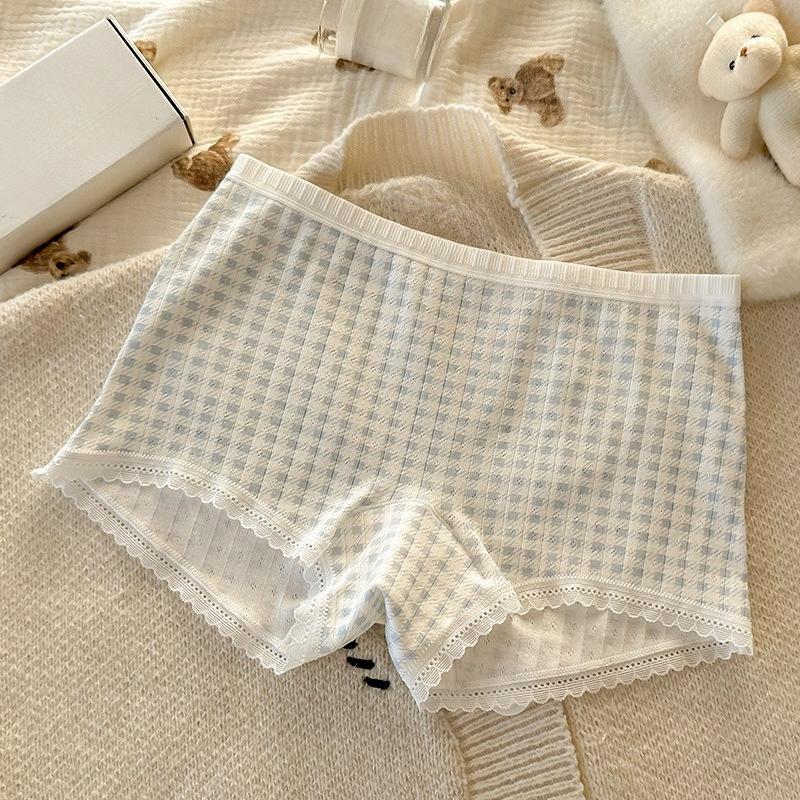 Women's Spring and Summer Thin Fashion New Cotton Crotch Safety Briefs