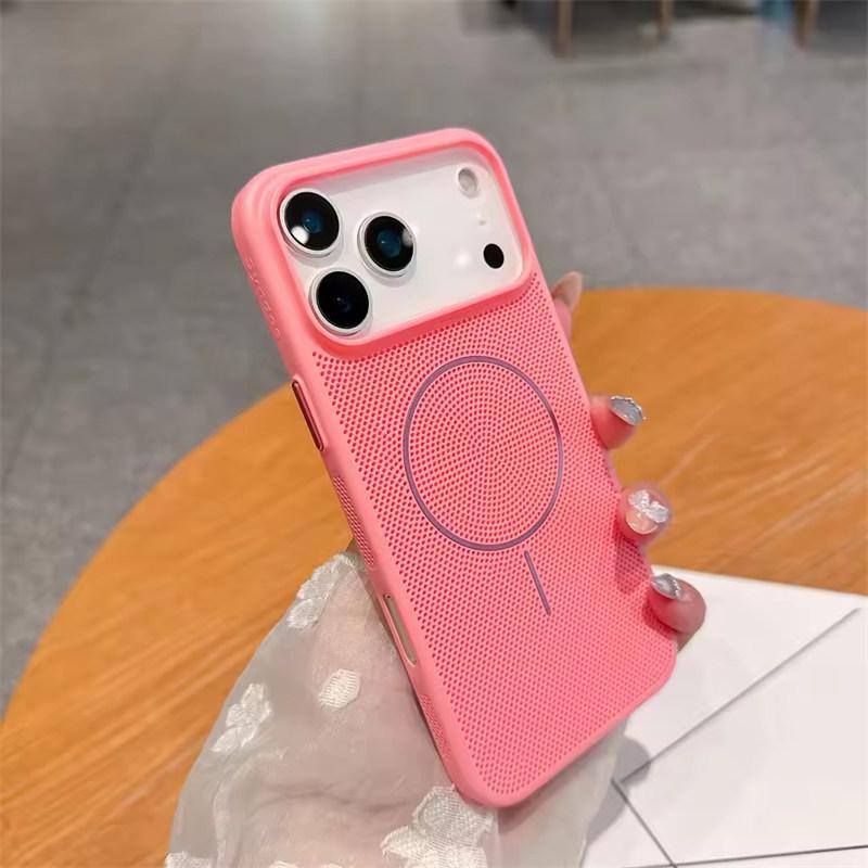 Husă Magnetică Magsafe cu Plasă de Răcire pentru Disiparea Căldurii pentru iPhone 17 16 15 14 13 12 11 Pro Max Plus 17 Air Husă pentru Încărcare Wireless