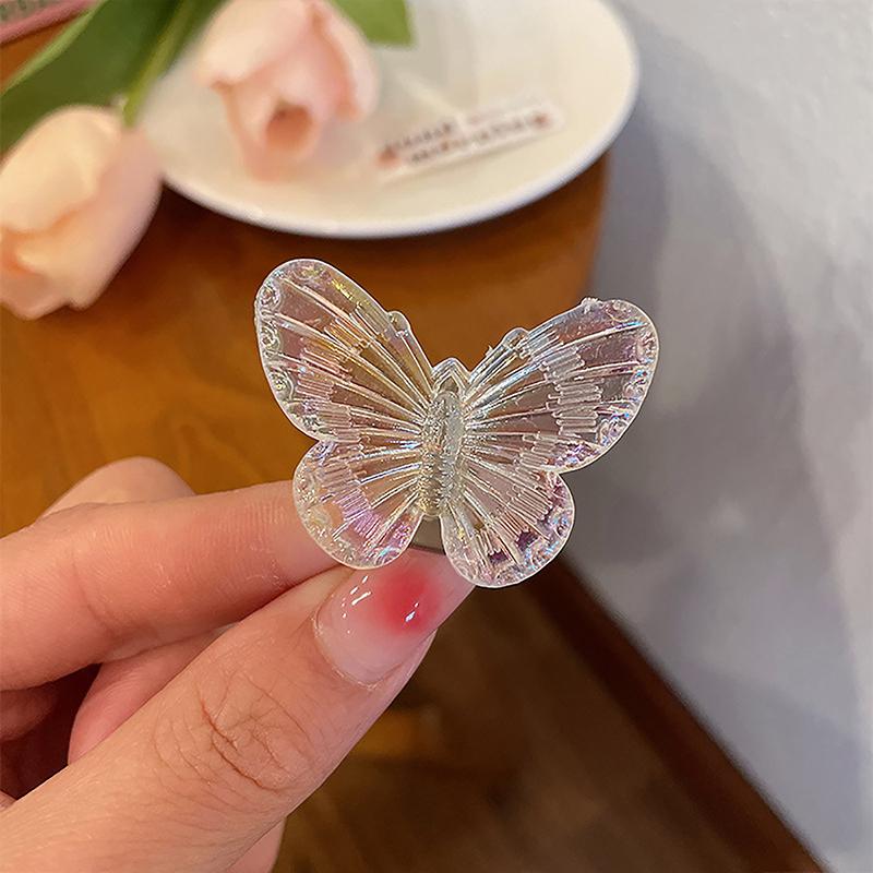 Colorful Butterfly Hairpin Side Clip Girl Sweet Broken Hair Clip Bangs Clip For Women  Barrettes Hair Accessories