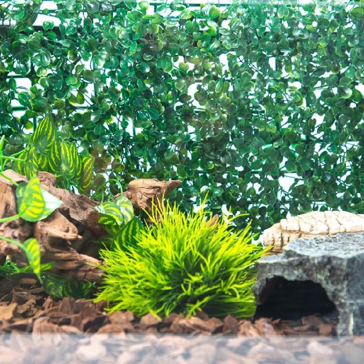 False Lawn Grass for Reptiles Habitats Artificial Plant for Reptiles Enclosures Flexible and Safe Decoration