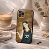 Caitlin C-Clark Phone Case For iPhone17,16,15,14,13,12,Plus,Pro Max, 5G Others Soft Black Cover