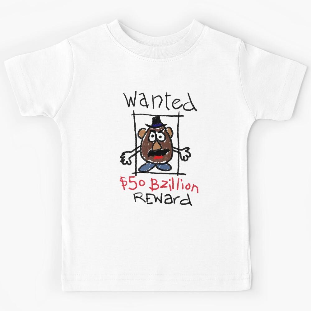 mr potato reward joan a talbert transparent Kids T-Shirt 170