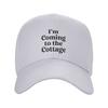 Im Coming To The Cottage Baseball Cap  Running Hippie Breathable Trucker Hat Couple Women Fashion Print Baseball Caps
