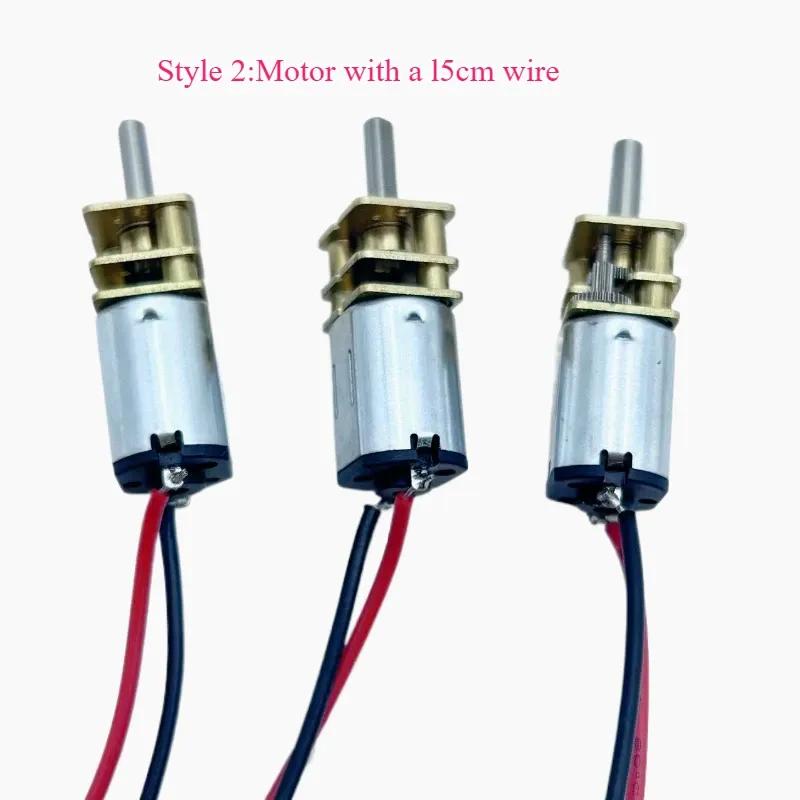 GA12 N20 DC 3V 1000 U/min 6V 2000 U/min 12V 4000 U/min Mini Mikro Metallgetriebemotor Hohes Drehmoment Motor mit einem 15cm Draht