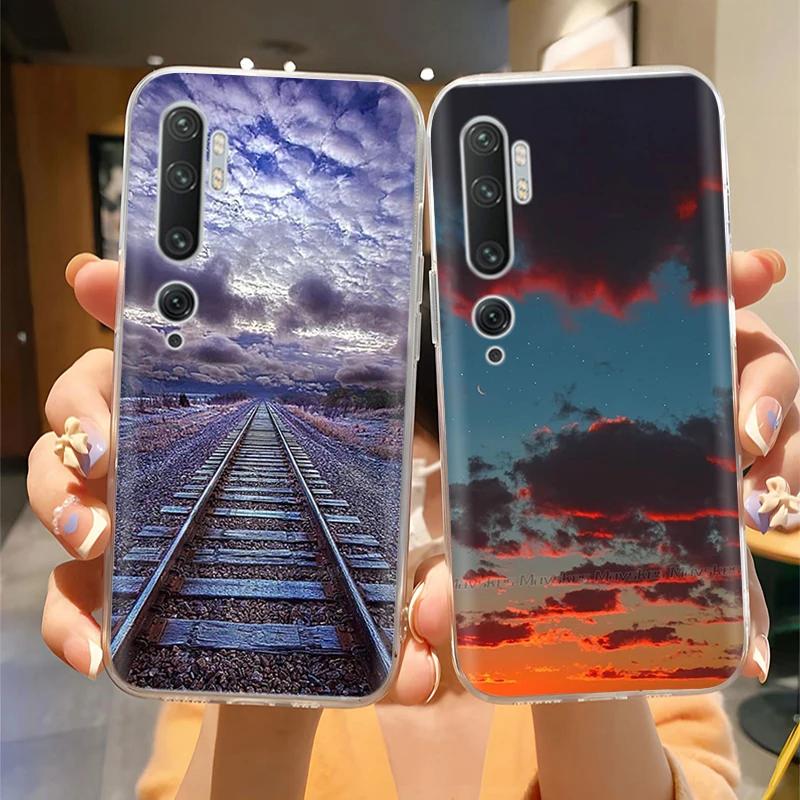 For Xiaomi Mi Note 10 Case Cute Painted Soft Silicone Back Cover For Xiaomi Mi Note10 Pro Lite 10lite Clear Phone Cases Fundas