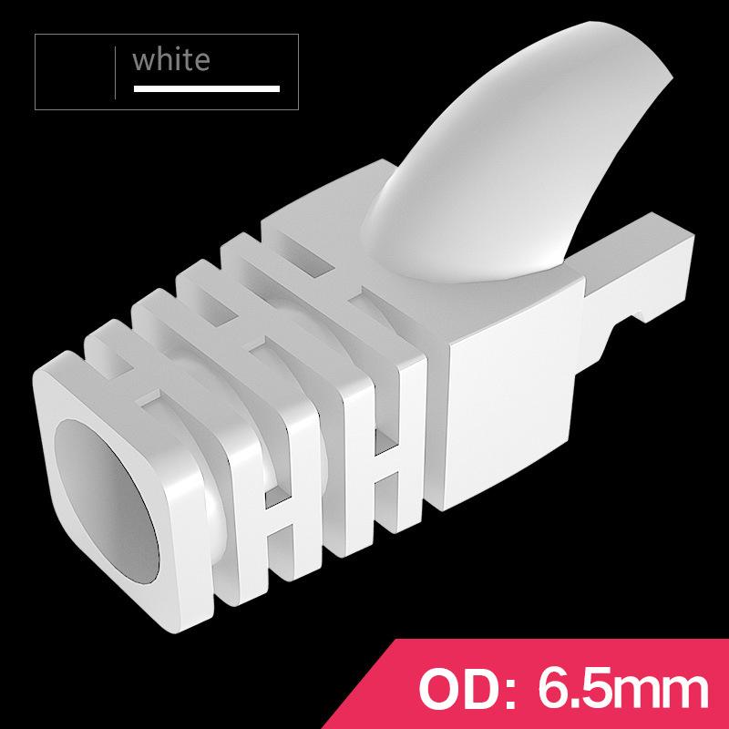RJ45 CAT6 CAT5e Adapterkappe Ethernet-Netzwerkkabel-Steckerstecker RJ45-Kappen Cat 5 CAT6 Schutzhülle Mehrfarbig