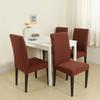 1 /2 /4 /6pcs Solid Color Chair Cover Elastic Slipcovers Chair Covers For Kitchen Dining Room Wedding Banquet Home Spandex Stretch