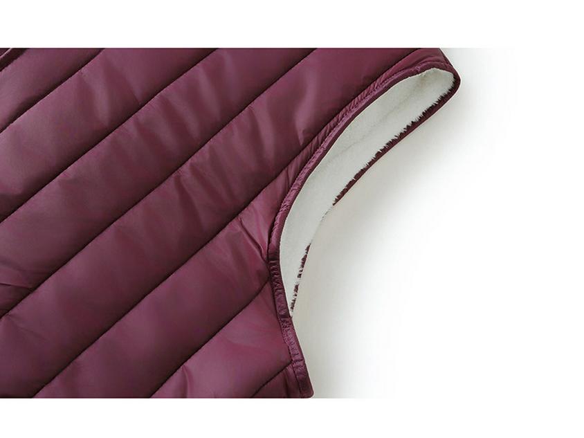 Fleece-gefütterte Weste in Übergröße für Frauen mittleren Alters - Herbst/Winter