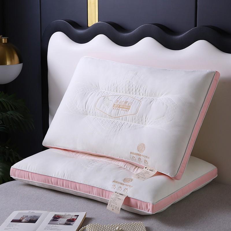 Ultra Soft Memory Foam Pillow Adults Cervical Support Hypoallergenic Single Pack 5-10cm Height Pink Blue White Medium Profile 1 pc with 1 pillowcase