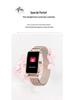 ZX19 Women's Smartwatch - Heart Rate, Blood Pressure, Menstrual Cycle Alerts, Changeable Dial, Touch Screen.
