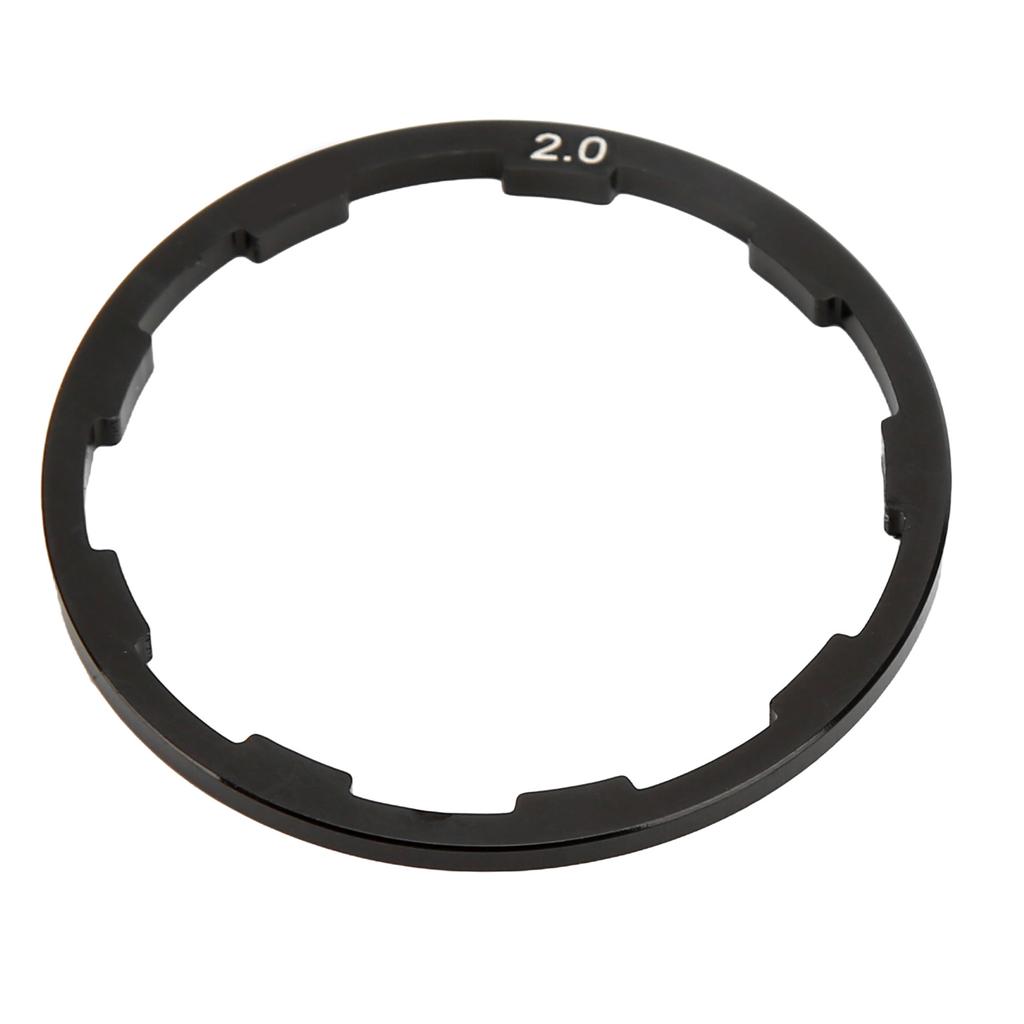 1pcs set 2mm Bicycle Grooved Hub Washer Aluminum Alloy Bike Flywheel Hub Spacers for Cycling