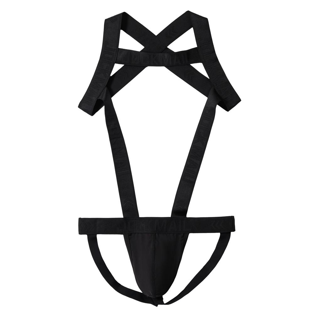 Men's Sexy Nylon Jockstrap Underwear Bodysuit  Suspender Jumpsuits Man Harness Gay Underwear Mens Lingerie Sissy Panties